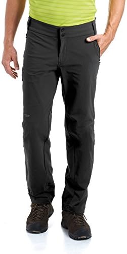 maier sports Men's Hiking Trousers Edward Gibbon, Black, 46, 132902