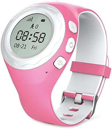 WATCHU - Protecting Your Teenage Daughters With The Ultimate Watch. Built In SOS Button Direct Call To Your Mobile (Teen Disco) - UK App - UK Company - UK Technical Support (Princess Pink)