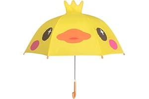 Olele-Kids Umbrella for Boys Girls Rain Gear Parasol Children Umbrella Professional Portable Dome Umbrellas Lovely 3D Animal Patterns Stick Umbrellas Until The Age Of 10 Old