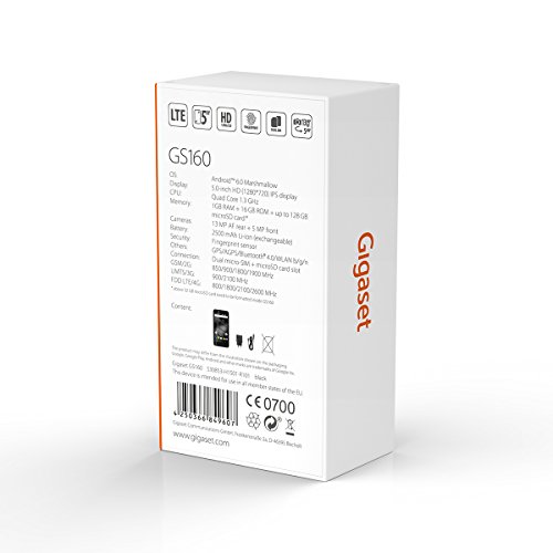 Gigaset-GS160-Dualsim-noir-dbloqu-logiciel-original