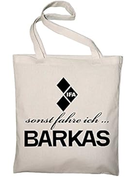 sonst fahre ich Barkas Ifa Logo Jutebeutel, Beutel, Stoffbeutel, Baumwolltasche