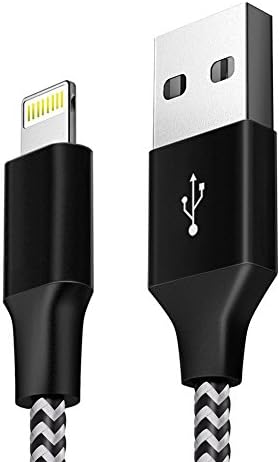 iPhone Charger, Seg Lightning Cable Kevlar Nylon IPhone USB Charger Cable For iPhone 7/7 Plus/6S/6S Plus/6/6S Plus/5/5S/5C/SE,iPad Air/mini,iPod Nano 7(space grey)