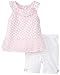 Kids Headquarters Baby-Girls Infant Top with White Bermuda Shorts, Pink, 24 Months Color: Pink Size: 24 Months