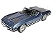 Produktbild AUTOart Chevy Chevrolet Corvette C2 Cabrio Stingray Blau Silber 1962-1967 71192 1/18 Modell Auto mit individiuellem Wunschkennzeichen