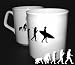 Produktbild Surfer I Surfbrett Surfen Surfing Evolution BÜROTASSE BUEROTASSE TASSE KAFFETASSE MUG
