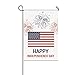 Produktbild JSXMNA Deko-Fahne für den Außenbereich, doppelseitig, Unabhängigkeitstag/Juli / amerikanische Flagge, Gartenhof/Garten-Dekorationen, saisonale Willkommensflagge, 30,5 x 45,7 cm