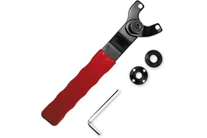 JOISIDE Winkelschleifer Stiftschlüssel Universal Verstellbar Zapfenschlüsse Stirnlochschlüssel 10-48 mm Schraubenschlüssel Einstellbar mit Innensechskantschlüssel und 2 Flansch