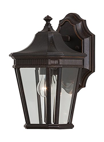 Preisvergleich Produktbild Feiss OL5400GBZ Cotswold Lane 1 Light Wall Lantern, Grecian Bronze by Feiss