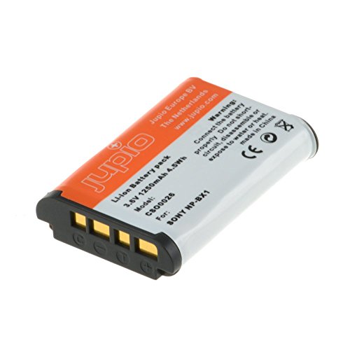 Jupio CSO0026 - Batería para cámara de Fotos Equivalente a Sony NP-BX1 (Lithium Ion, 1250 mAh)