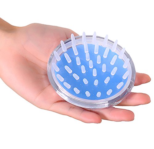 ETGtek(TM) 2ST Kopf Kopfhaut Körper Massagemassager Bürsten-Kamm Reinigungsbad Badezimmer Bade Werkzeuge (blau) Relax
