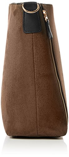 New Look Women's Bucket Cross-Body Bag Beige (Mink)
