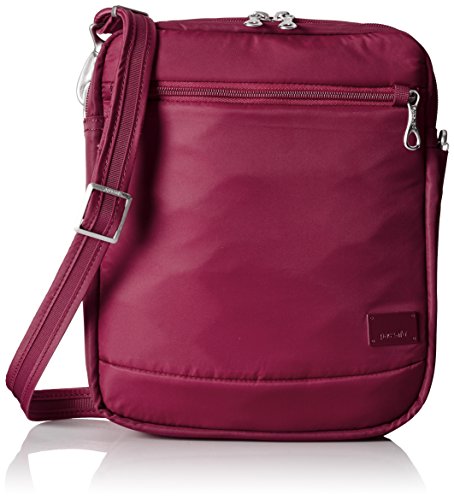 Preisvergleich Produktbild Pacsafe Citysafe CS150 Diebstahlschutz Umhängetasche Schultertasche, cranberry (rot) - 20215