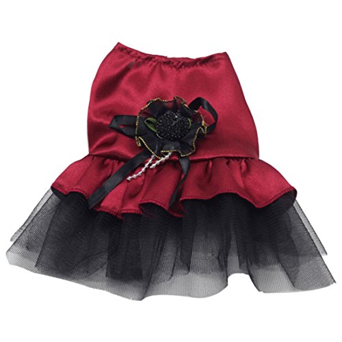 Lovely-Flowers-Pet-Clothes-TOOGOORDog-Cat-Bow-Tutu-Dress-Lace-Skirt-Pet-Puppy-Dog-Princess-Costume-Apparel-Clothes-Lovely-Flowers-Wine-red-XXS
