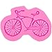 Produktbild Scrox 1x Kuchen Dekorieren Tools Fahrrad Form Schokoladen Formen Kuchenform Form 3D Silikon Backform Kuchenform Gelee Formen Fondant Form Kuchen Cupcake Mold Design Schokoladenform, 7.3 * 4.9 * 0.8cm.