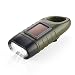 Produktbild Dynamo Taschenlampe Handkurbel & Solar Notfall-Taschenlampe mit Karabiner Clip für Outdoor Camping Klettern Wandern