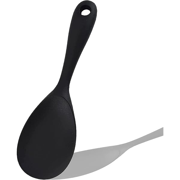 Rice Becher Gourmac Black Melamine 8-3/8 Rice Spoon Kunststoff Löffel Rice Becher Gourmac Black Melamine 8-3/8 Rice Spoon Kunststoff Löffel