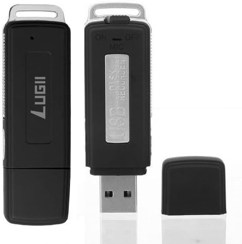 LUJII USB Flash Drive Voice Recorder Pen Disk Digital AudioRecording COVERT Surveillance series (8GB)