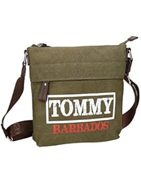 Umgehängt herren TOMMY BARBADOS bandolier platt grun