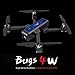 Produktbild TianranRT Uav Drohne-T/Mjx Bugs 4 W B4W 5G Wifi Fpv Gps Brushless Rc-Drohne, Die Mit Hd-Kamera 2K Faltet, Mit Verstellbarem Weitwinkel-Hd-Kamera-Quadrokopter-Funktion-Blau