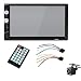 Produktbild 7 Zoll Display Double Din Auto Auto DVD MP5 Player FM Radio Multimedia Player Bluetooth Auto Subwoofer Mit Kamera - Schwarz