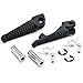 Rider Front Passenger Footrests Foot Pegs Motor Foot Rests 2PCS Fit For Kawasaki ZX-6R 2003 2004 2005 2006 2007 2008 2009 2010 2011 2012 2013 2014