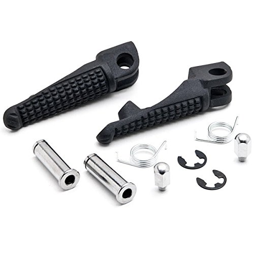 Rider Front Passenger Footrests Foot Pegs Motor Foot Rests 2PCS Fit For Kawasaki ZX-6R 2003 2004 2005 2006 2007 2008 2009 2010 2011 2012 2013 2014