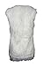 Fab Style Ladies New Plain Long Faux Fur Vest Gilet Womens Warm Waistcoat Jacket Fur Coat