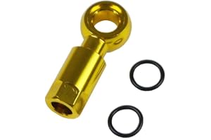 Bromsslangkontakt olivsats för SLX för XT för XTR med aluminiumlegeringsdelar (gyllene)