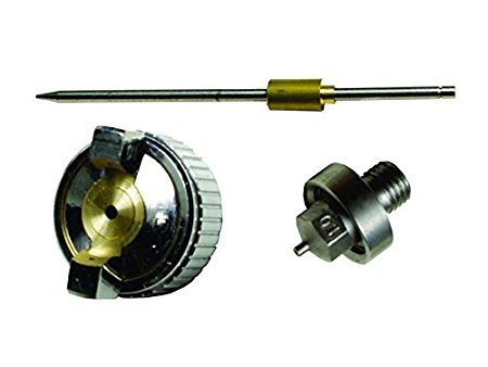 MINI HVLP Spritzpistole Lackierpistole Rostfrei Düse 0,8mm + 2x Düsensatz 0,5mm & 1,0mm - 5