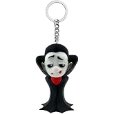 Kont Drakula Hareketli Halloween Korku Fig&uuml;r&uuml; &Ccedil;anta Aksesuarı ve Anahtarlık | Dracool
