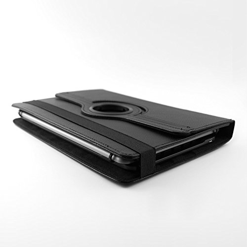 360° drehbare Schutzhülle + Bluetooth Tastatur für 10.1″ Samsung Galaxy Tab A SCHWARZ [SM-T580, SM-T585][Tasche, Cover, Case, Etui, Schutz, Hülle, Tablet] - 2