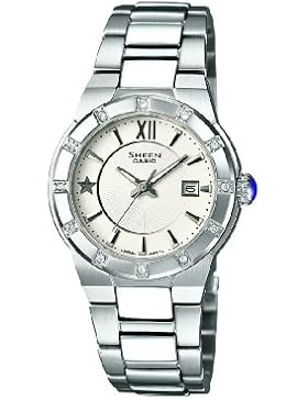 SHEEN Damen-Armbanduhr Analog Quarz Edelstahl SHE-4500D-7AER
