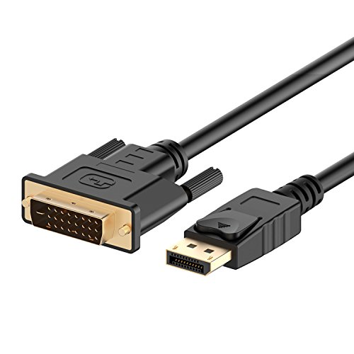 DP auf DVI, Rankie 3m Gold Plated DisplayPort DP zu DVI Kabel (Schwarz) - R1109C