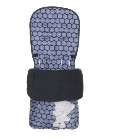 Tiny Tatty Teddy Footmuff (Navy)