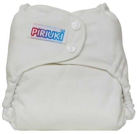 Piriuki V3 Reusable Pocket Diaper (White)