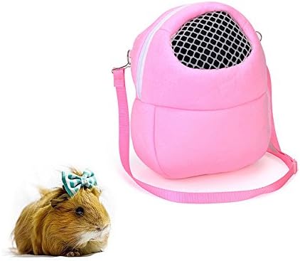Small Animal Carrier Bags Pet Portable Travel Bags Breathable Outgoing Bag Handbag Backpack for Hamster/ Hedgehog/ Rabbit/ Sugar Glider/ Squirrel/ Guinea Pig