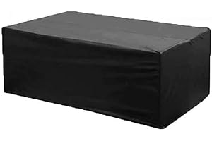 NBGRVB Pokrowiec na meble ogrodowe wykonany z materiału Oxford 210D do użytku przez cały rok (308 x 138 x 89 cm)