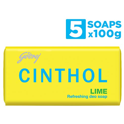 Cinthol Lime Soap, 100g (Pack of 4) with Free Soap, 100gprice