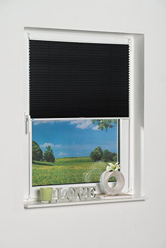 K-home Klemmfix-Plissee Palma Anthrazit 40 x 130 cm +++Verdunklung+++ - 3