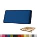 Produktbild Arketicom Pallett-One, Palettenkissen Rückenkissen Sofa Polster Outdoor Indoor Paletten Sofa Palettenpolster Blu Baumwolle for Indoor and Outdoors 120 cm lung x 30 cm height x 15 depth 1000% Made in Italy