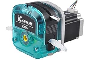K KAMOER Kamoer KKTS high flow peristaltic pump 24v stepper motor adjustable speed (24V，Silicone tube,7.9mm ID × 11.1mm OD，1600ml/min)