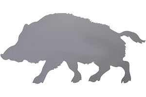 Xuniu Etiqueta engomada del Coche de Vinilo, jabalí Cerdo, Etiqueta de Coche, Estilo de Coche Decorativo - 20x10cm Blanco