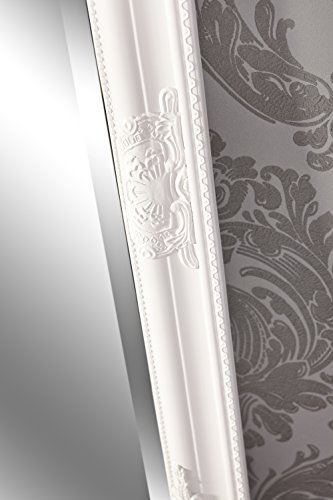 Spiegel Wandspiegel weiß Barock NELE 80 x 50 cm - 4