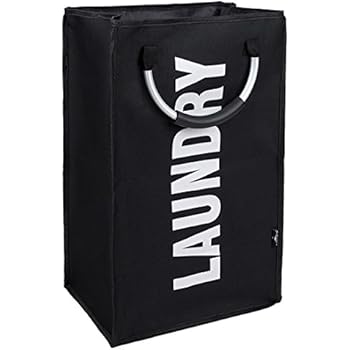 DOKEHOM Single Großen Faltbare Wäschekörbe (3 Farben