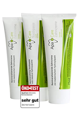 ApaCare 3 Tuben Remineralisierende Zahncreme