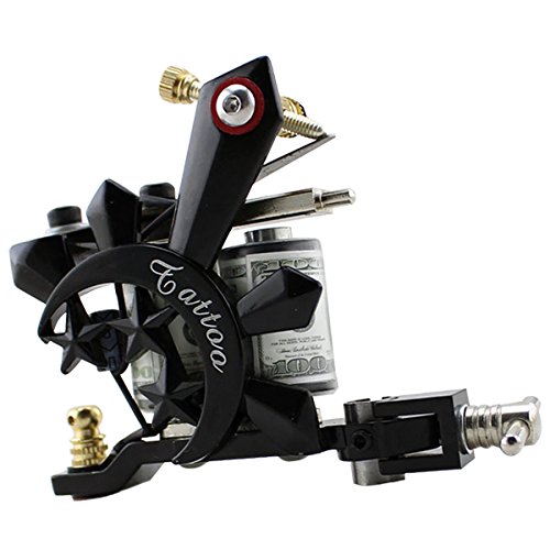 Solong Tattoo® Profi Komplett Tattoomaschine Set 2 Tattoo Maschine Guns 54 Farben/Inks Tinte Nadel Tattoo maschine Set Kit TK225 - 2