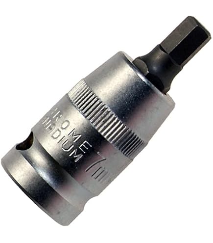GEDORE Schraubendrehereinsatz 1/2' – Innenvierkant 8 Mm, Länge 140 Mm, Mit Kugelfangrille