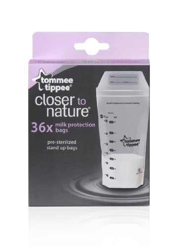 Tommee Tippee Breast Milk Storage Bags, 36-Count