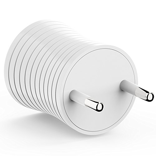 esorio® Premium Netzstecker für alle USB kompatiblen technischen Endgeräten in weiss - 3