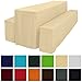 Produktbild Beautissu Basic L Bierbank-Hussen & Biertisch-Husse 3 tlg Set bodenlang für 70cm breite Festzeltgarnitur Ecru-Creme